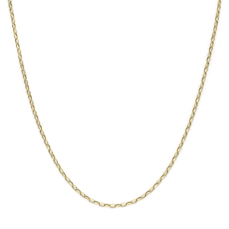 9k collier ankerschakel 40-45-50 cm Amulett serie