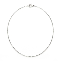 Giovanni Raspini zilveren diamant-cut basis ketting