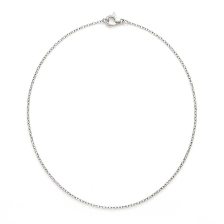 Giovanni Raspini zilveren diamant-cut basis ketting