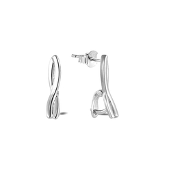 MY iMenso Carezza zilveren oorhangers Infi
