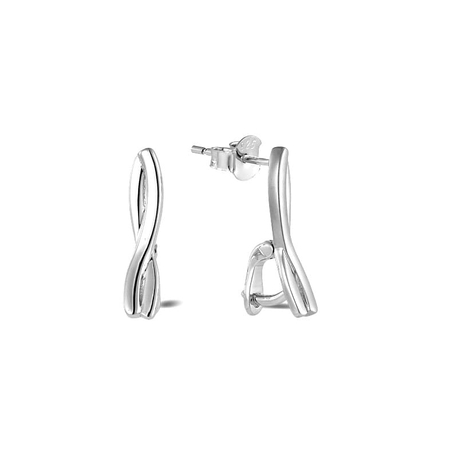 MY iMenso Carezza zilveren oorhangers Infi