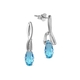 MY iMenso Carezza zilveren oorhangers Infi