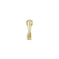 MY iMenso Carezza verguld zilveren hanger Infi zirkonia