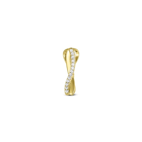 MY iMenso Carezza verguld zilveren hanger Infi zirkonia