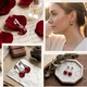 MY iMenso Carezza Tonda single stone Scarlet 10 mm 1226361s