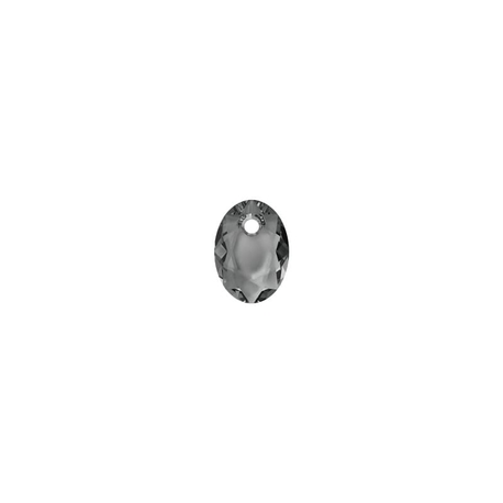 MY iMenso Carezza steentje Ovali Silver Night 12 mm