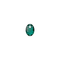 MY iMenso Carezza steentje Ovali Emerald crystal 12 mm