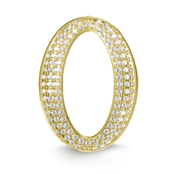 MY iMenso Carezza Elisse single stone verguld 25 mm