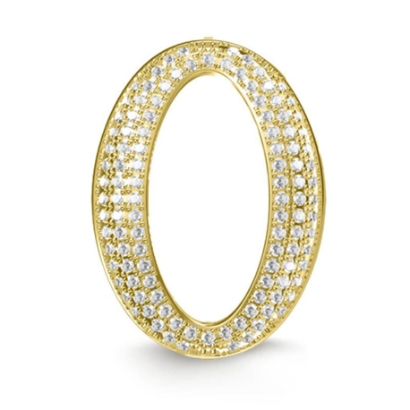 MY iMenso Carezza Elisse single stone verguld 25 mm