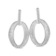 MY iMenso Carezza Ellisse single stone zilver 25 mm