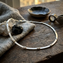 Lapponia zilveren collier Labyrinth vintage