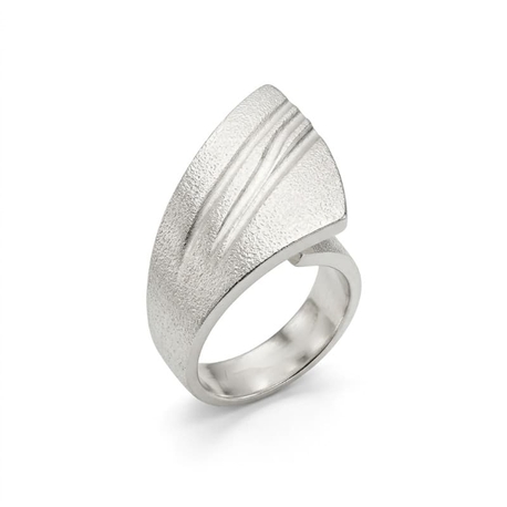 Lapponia zilveren ring White is White vintage