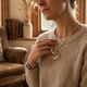 Lapponia zilveren collier Mood vintage