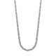 Vintage zilveren collier koningsschakel 70 cm
