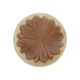 MY iMenso insignia bloemblaadjes carved shell 33mm