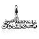 Clip on zilveren bedel Together forever van Zinzi nu in de Sale