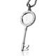 Zilveren hanger sleutel hart van Zinzi zih719
