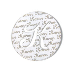 Zilver munt met naam design 7 MY iMenso 33mm