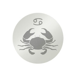 Zilveren graveermunt sterrenbeeld Kreeft 330627