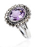Zilveren ring met amethist