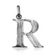 Zilveren letter R hanger Raspini