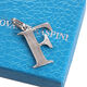 Zilveren letter F hanger Raspini