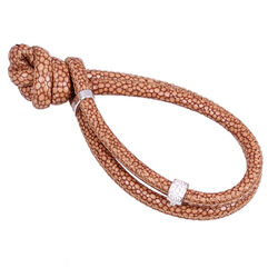 Side Click On charms zirkonia voorzijde 