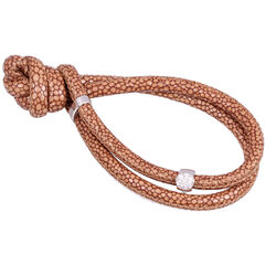 Side Click On charms zilver rond zirkonia