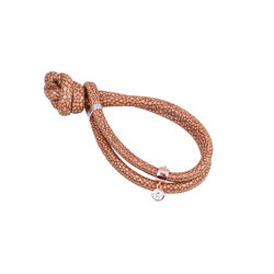 Roséverguld Side Click On charms zirkonia