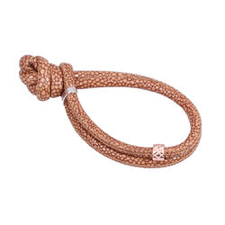 Side Click On charms rosé ruitjes