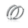 Zilver creolen wit zirconia zinzi zio806