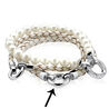 Zinzi Lederen armband zilver slot Zia731w-S