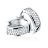 Zilver creolen zirconia Zinzi zio855