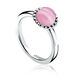 Zilveren ring met roze zirkonia ZIR793r