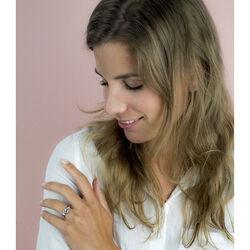 Zinzi mama ring blauw zirkonia zir849b bij Zilver.nl