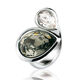 zilveren zinzi ring met crystal ZIR172