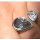 zilveren zinzi ring met crystal ZIR172