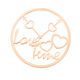 Love Time cover roséverguld 33 mm MY iMenso 33-0798