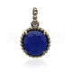 Zinzi Hanger Grote Blauwe Zirkonia Zih842b