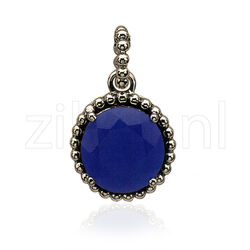 Zinzi Hanger Grote Blauwe Zirkonia Zih842b