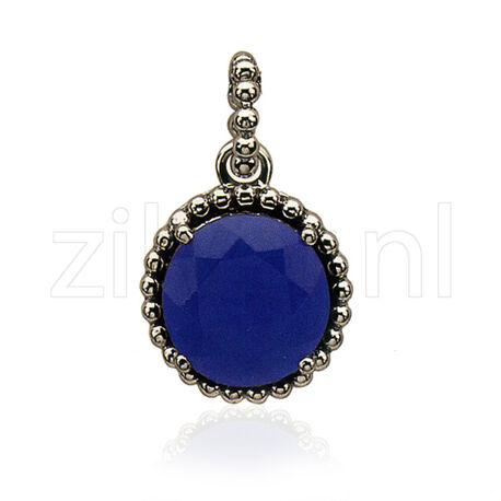 Zinzi Hanger Grote Blauwe Zirkonia Zih842b