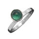 Zilveren ring groen zirconia van Raspini