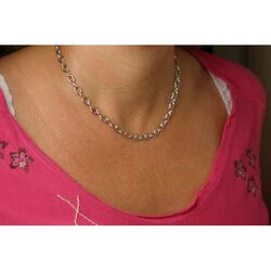 Zilveren ketting voor bedels van ZInzi