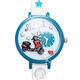 Wit Blauw horloge voor meisjes met scooter Elle Girl