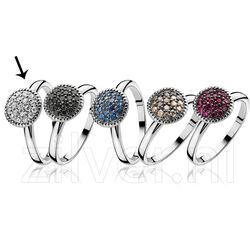zilveren ring wit zirconia Zinzi zir930