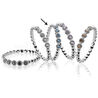 Smalle zilver ring blauw zirkonia zir916b Zinzi