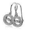 zilver oorbellen LOVE Zinzi LOVE08h