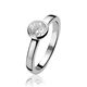 Zinzi Ring Wit Zirkonia Zir447