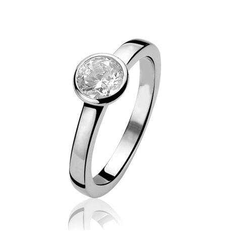 Zinzi Ring Wit Zirkonia Zir447