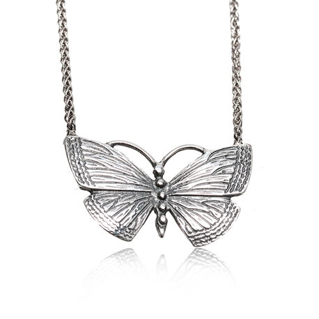 zilveren ketting vlinder